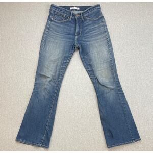 Levis Jeans Womens 6M (28x32) Blue Cotton Blend Stretch Signature Bootcut